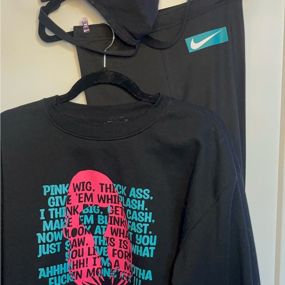 Black sweater crop jock strap circuit party bundle size medium - Picture 8 of 12